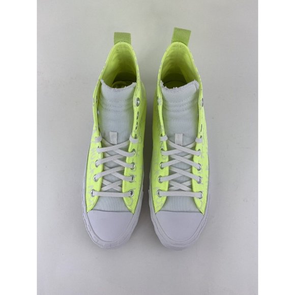 Converse Unt1tl3d Not A Chuck All Star Hi Mens Shoes Sneakers Green Volt A03146C - Picture 9 of 12